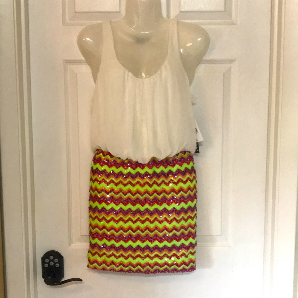 Sequin mini dress